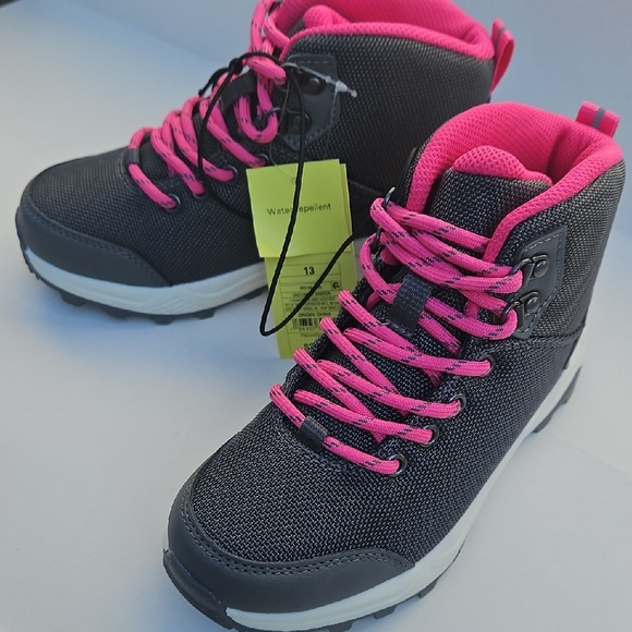 All in Motion Gray and Pink Athletic Sneakers - Picture 2 of 7